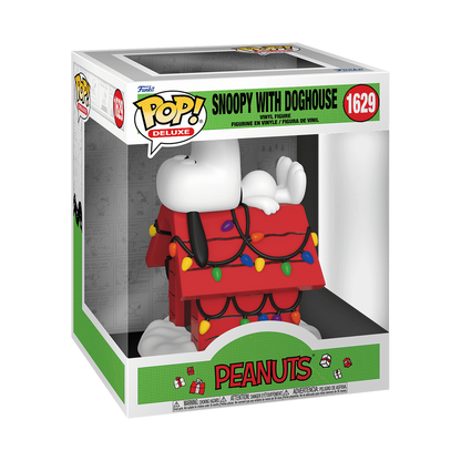 Funko POP! Television: Peanuts - A Charlie Brown Christmas - Snoopy with Doghouse #1629 (Deluxe)