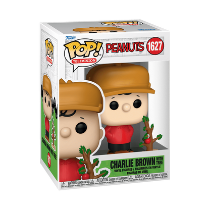 Funko POP! Television: Peanuts - A Charlie Brown Christmas - Charlie Brown with Tree #1627