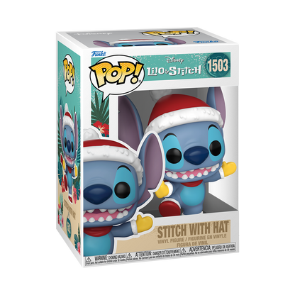 Funko POP! Disney - Lilo & Stitch - Stitch with Santa Hat #1503