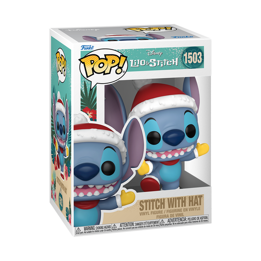 Funko POP! Disney - Lilo & Stitch - Stitch with Santa Hat #1503