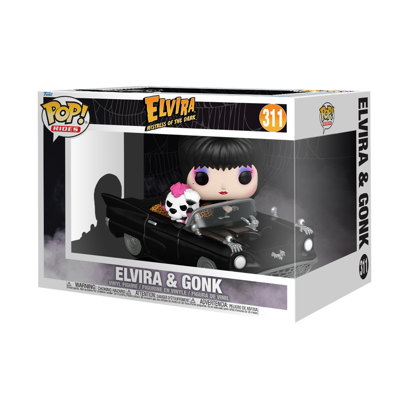 Funko POP! Rides: Elvira Mistress of the Dark - Elvira & Gonk #311