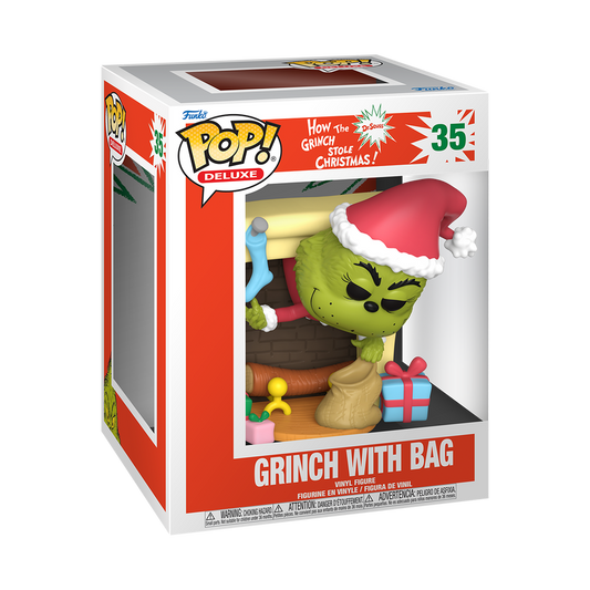 Funko POP! Deluxe: How the Grinch Stole Christmas - Grinch with Bag #35