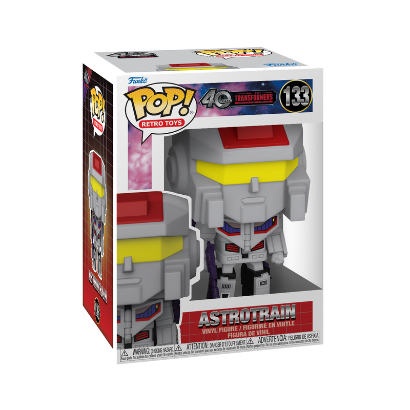 Funko POP! Retro Toys: Transformers (40 Years) - Astrotrain #133