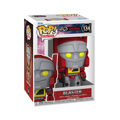 Funko POP! Retro Toys: Transformers (40 Years) - Blaster #134