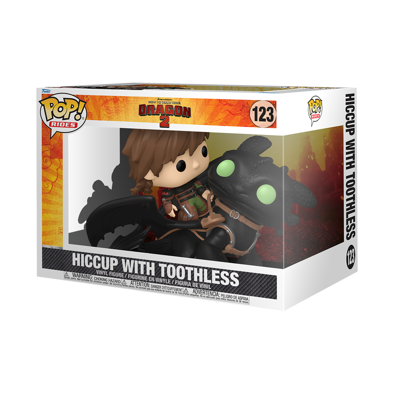 Funko POP! Ride: How to Train Your Dragon 2 - Hiccup with Toothless (Deluxe)