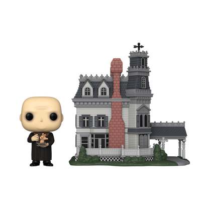 Funko POP! Town: The Addams Family - Uncle Fester & Addams Family Mansion #40