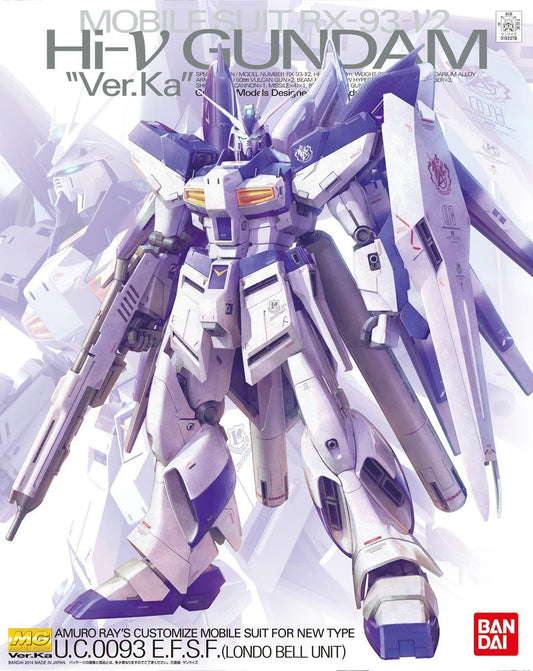 Char's Counterattack: Hi-Nu Gundam (Ver. Ka) - MG 1/100 Scale Model Kit