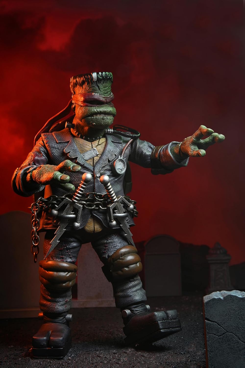 Universal Monsters x Teenage Mutant Ninja Turtles: Raphael as Frankenstein's Monster - 7" Ultimate Action Figure