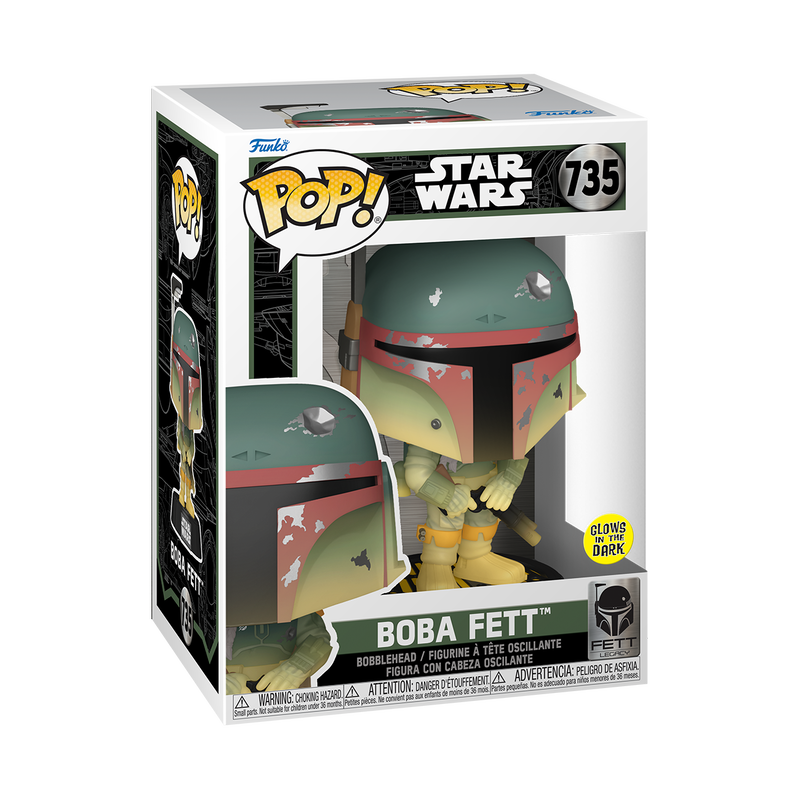 Funko POP! Star Wars: Fett Legacy - Boba Fett (Glow in the Dark) #735