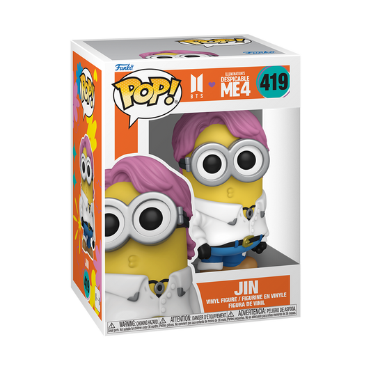 Funko Pop! Movies: Despicable Me 4 x BTS - Jin #419