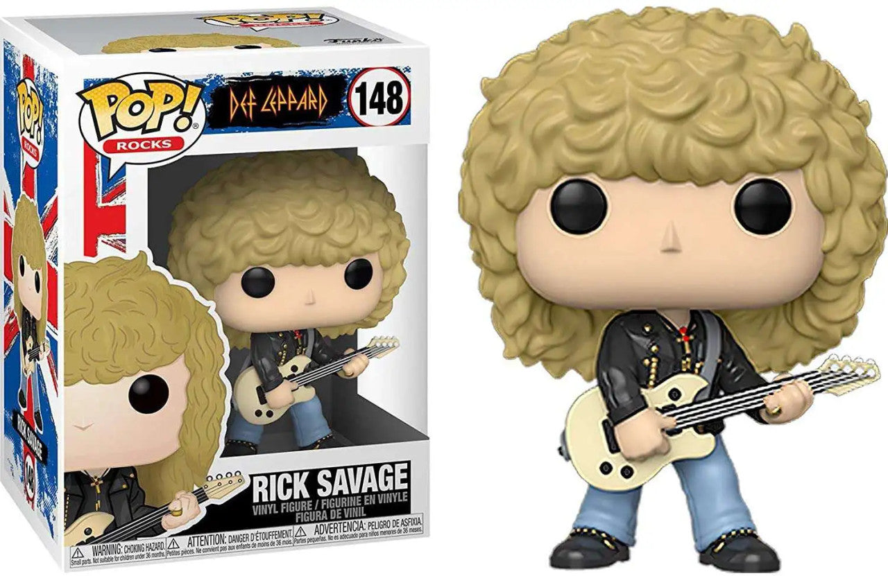 Funko POP! Rocks: Def Leppard - Rick Savage #148