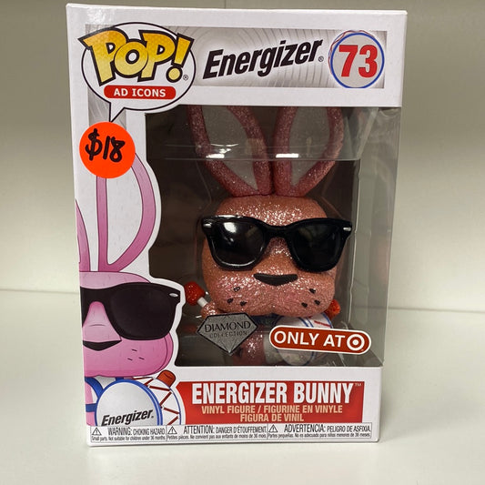 Funko POP! Ad Icons:  Ad Icons - Energizer Bunny #73 (Diamond Collection) #73 (Target Exclusive)