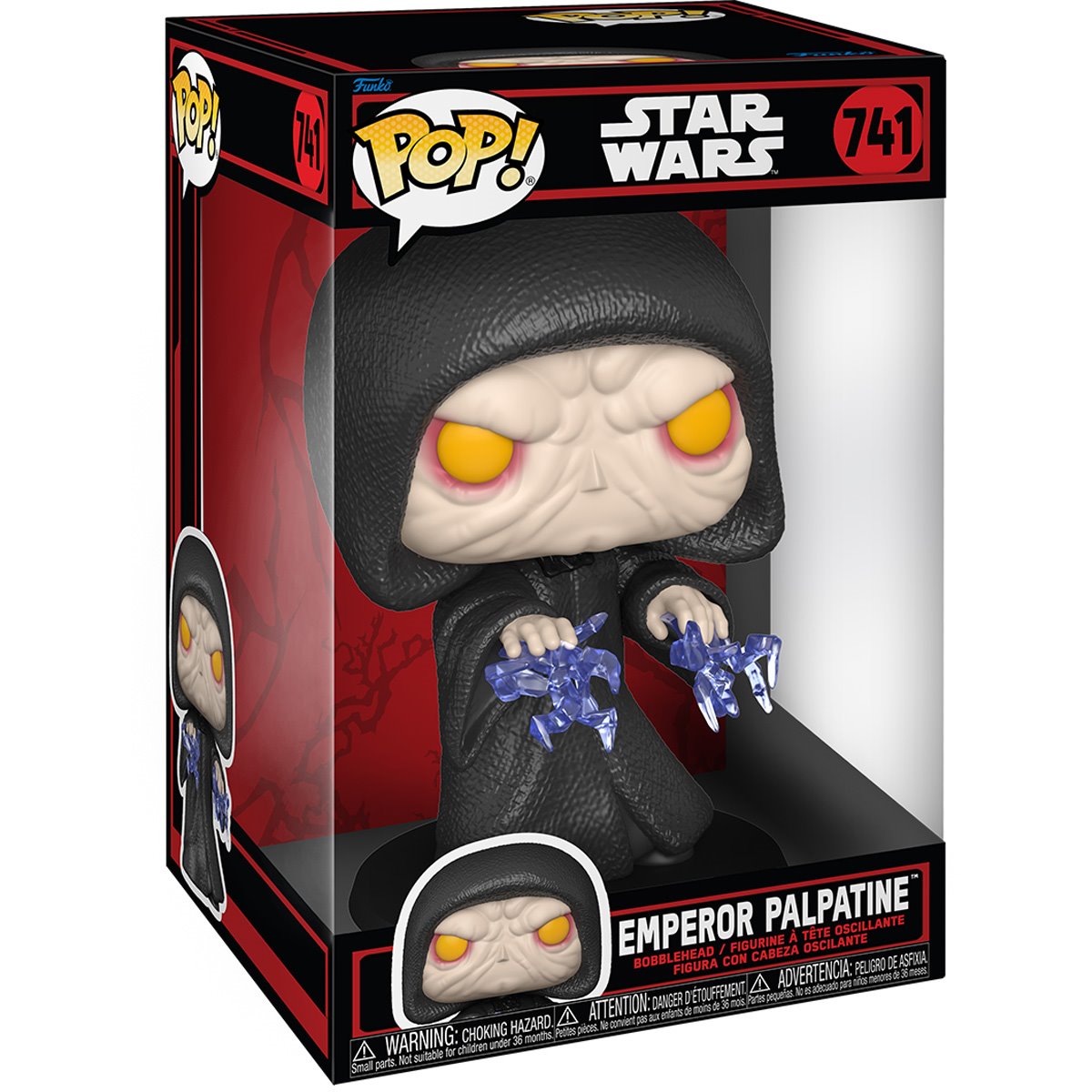 Funko POP! Star Wars: Dark Side - Emperor Palpatine (Jumbo) #741