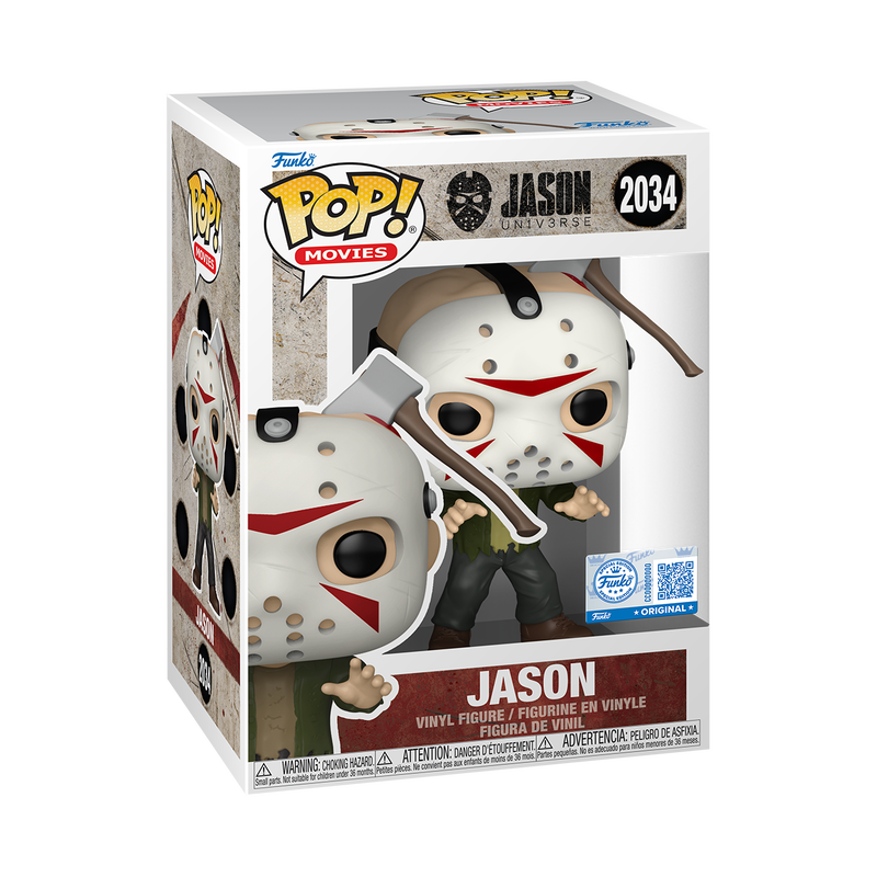 Funko POP! Movies: Jason Universe - Jason (Axe in Head) #2034 (Entertainment Earth Exclusive)