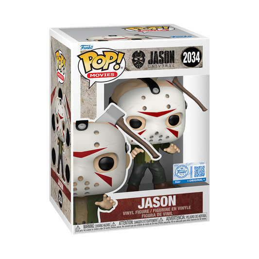 Funko POP! Movies: Jason Universe - Jason (Axe in Head) #2034 (Entertainment Earth Exclusive)