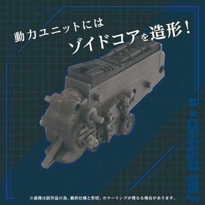 Zoids: AZ-11 Command Wolf - 1/72 Scale Model Kit