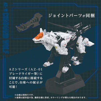 Zoids: AZ-11 Command Wolf - 1/72 Scale Model Kit