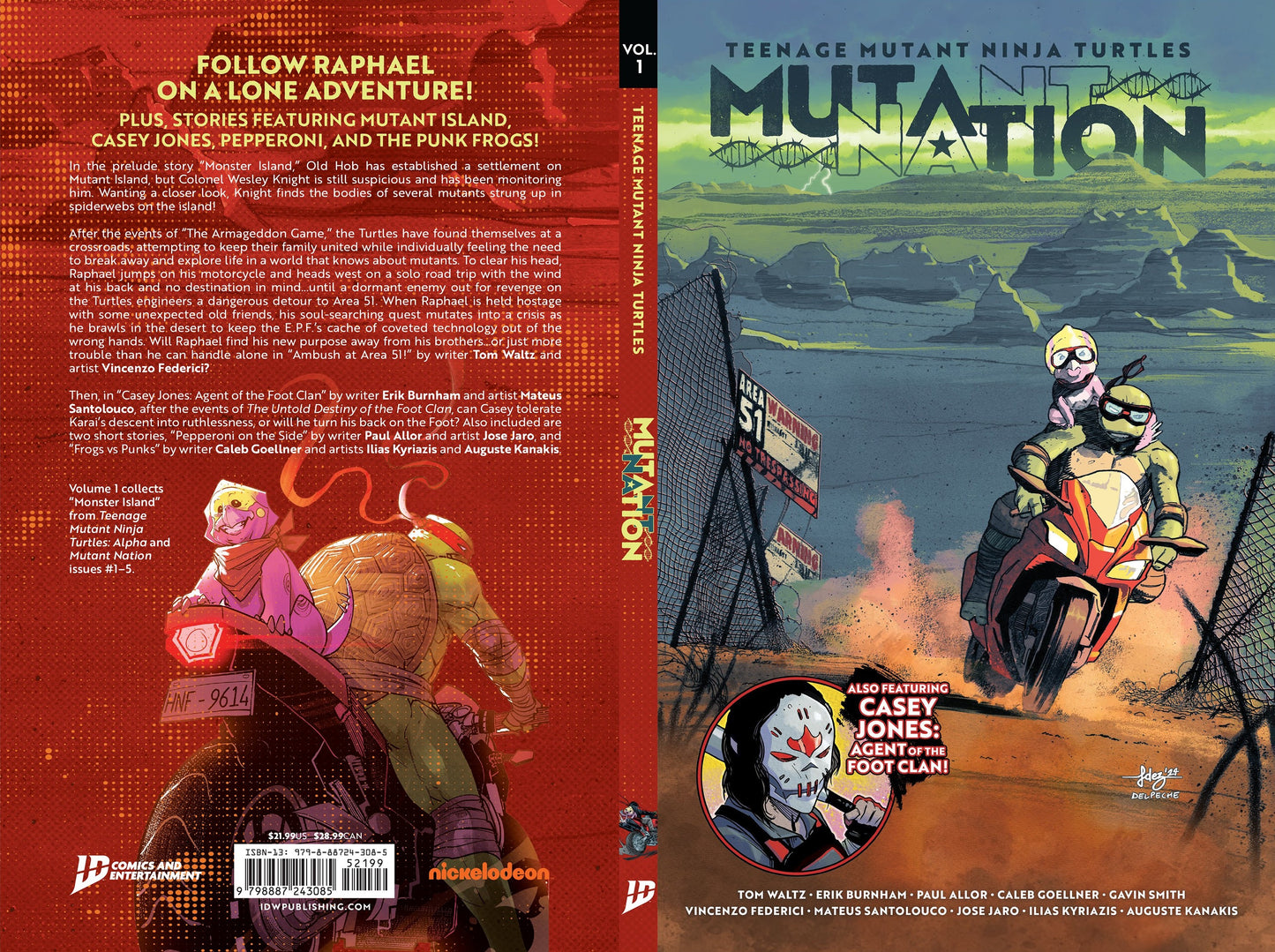 Teenage Mutant Ninja Turtles: Mutant Nation  Vol. 1