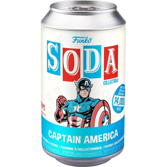 Funko Vinyl SODA: Marvel - Captain America with Chase (Sealed Case of 6)