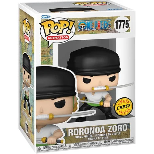 Funko Animation Pop!: One Piece - Roronoa Zoro (Refresh) #1775 (Chase Bundle Available)