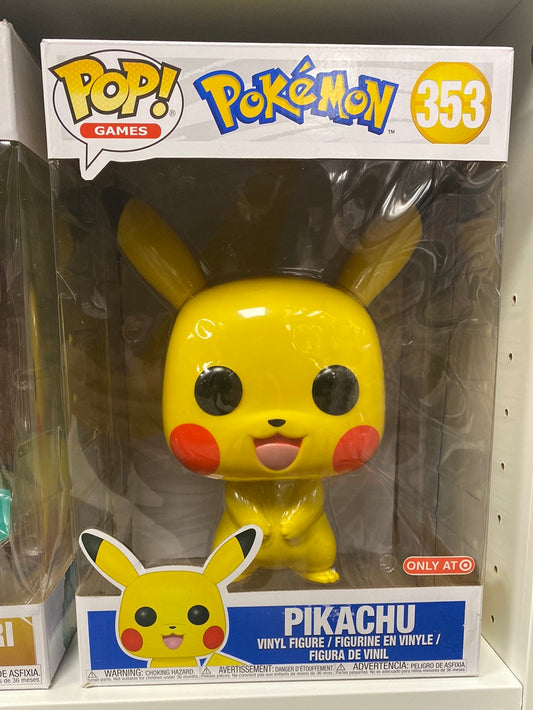 Funko POP! Games: Pokémon - Pikachu #353 (Jumbo 10-inch) (Target Exclusive)