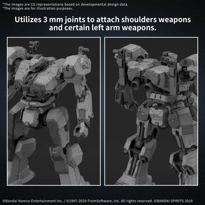 Armored Core VI Fires of Rubicon: Balam Industries BD-011 Melander #06 - 30 MM Model Kit