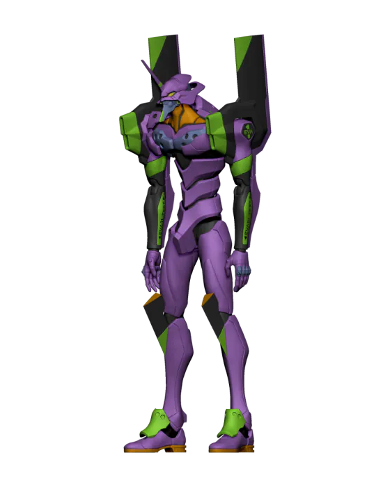 Blokees: Evangelion - Test Type-01 (TV Ver.) - Action Edition 04 - Model Kit