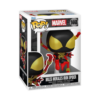 Funko POP! Marvel: Spider-Man - Miles Morales Iron Spider #1448 (Chase Bundle Available)