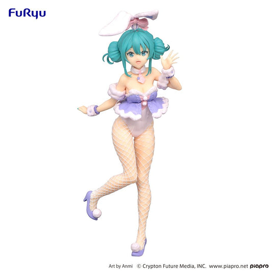 Hatsune Miku - BiCute Bunnies Figure -White Rabbit Purple Color ver.-