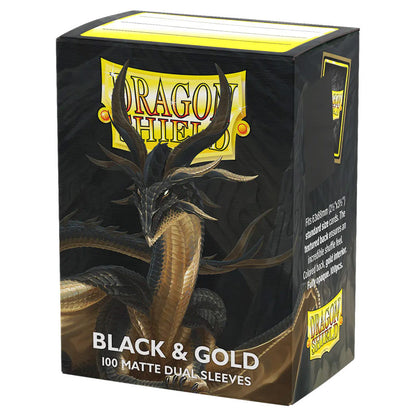 Dragon Shield: Black & Gold - Dual Matte Sleeves