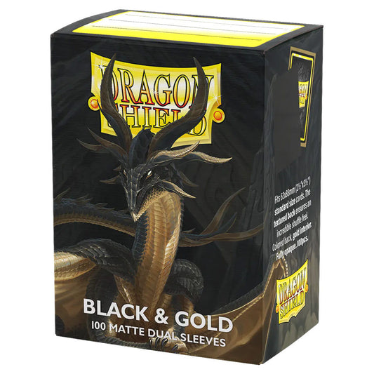 Dragon Shield: Black & Gold - Dual Matte Sleeves