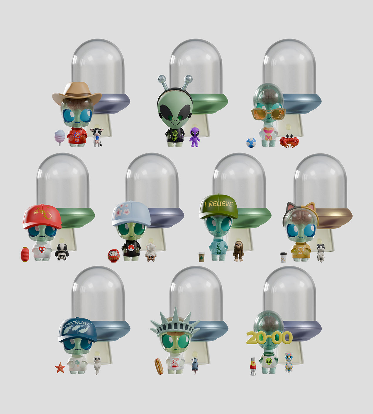 Abducted Blind Box by Kaleidos Creative