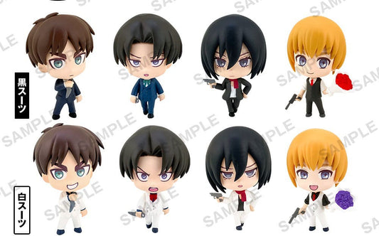 Attack On Titan: Shiro Kuro Capsul Trading Figures Box Ver. (8-Pack)