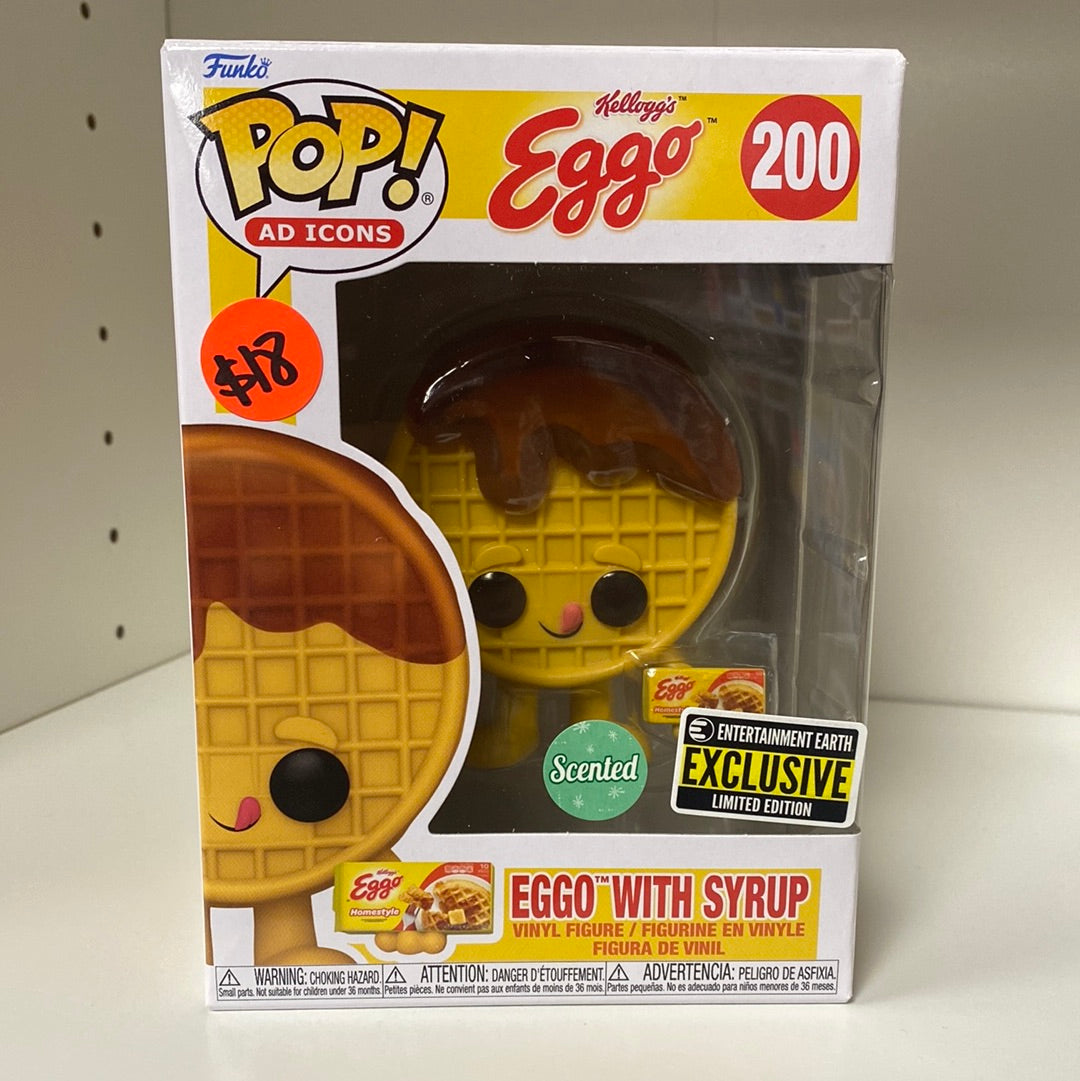 Funko POP! Ad Icons: Kellogg's Eggo Waffle with Syrup #200 (Scented) (Entertainment Earth Exclusive)