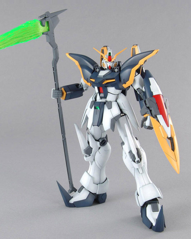 Gundam Wing: Endless Waltz: Gundam Deathscythe (EW) - MG 1/100 Model Kit - Videguy Collectibles
