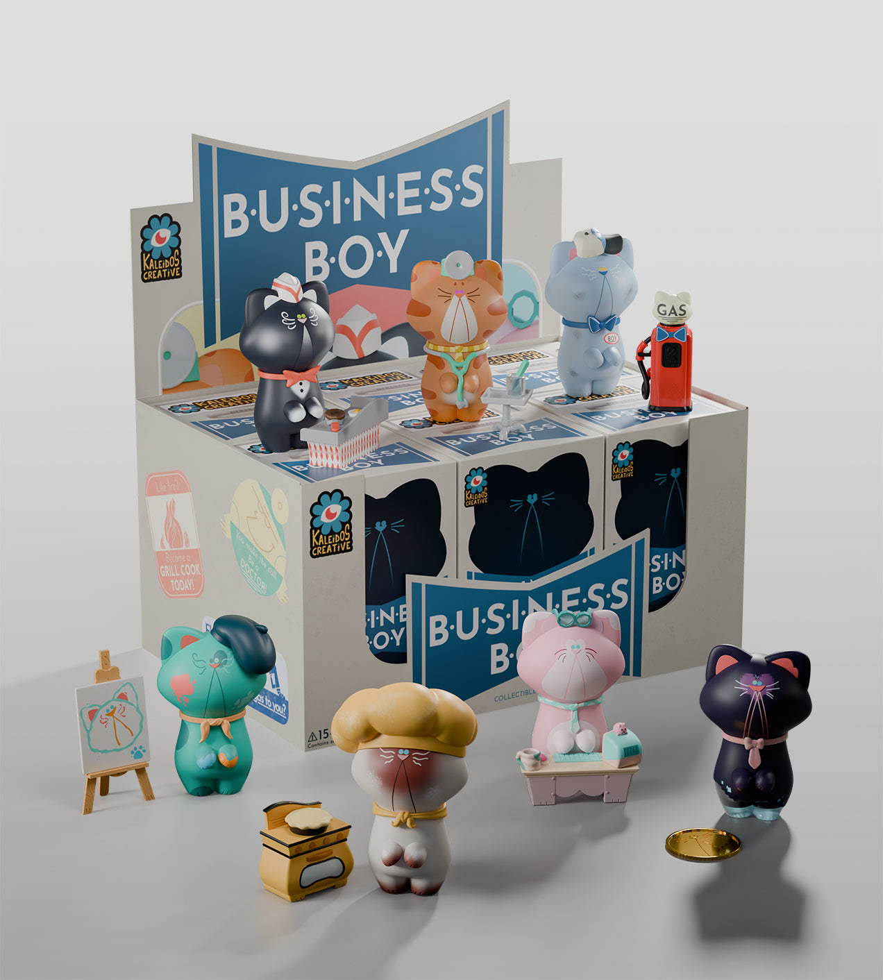 Business Boy Blind Box by Kaleidos Creative