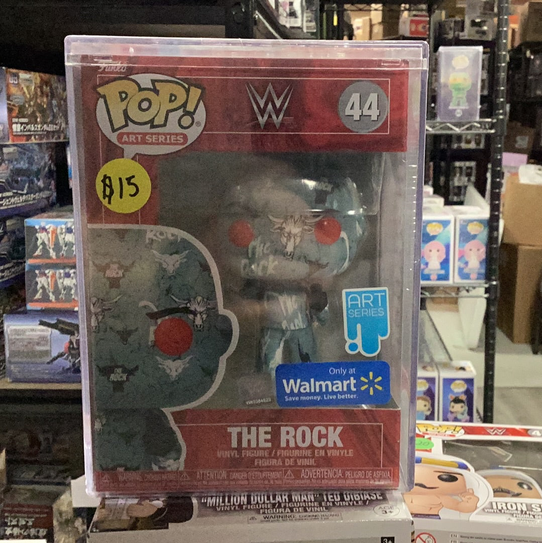 Funko Pop! WWE: The Rock - Art Series #44