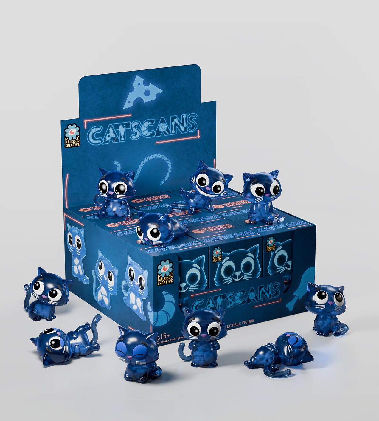 Catscans Blind Box by Kaleidos Creative
