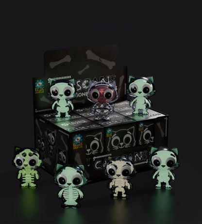 Catscans (Bare Bones) Blind Box by Kaleidos Creative - Videguy Collectibles
