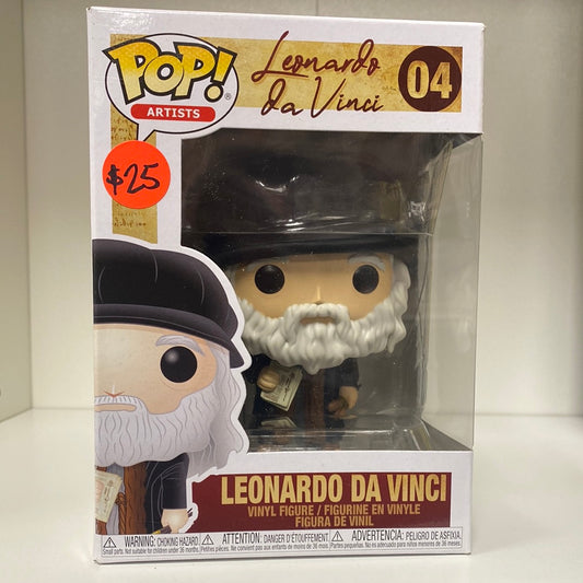 Funko POP! Artists: Leonardo Da Vinci #04