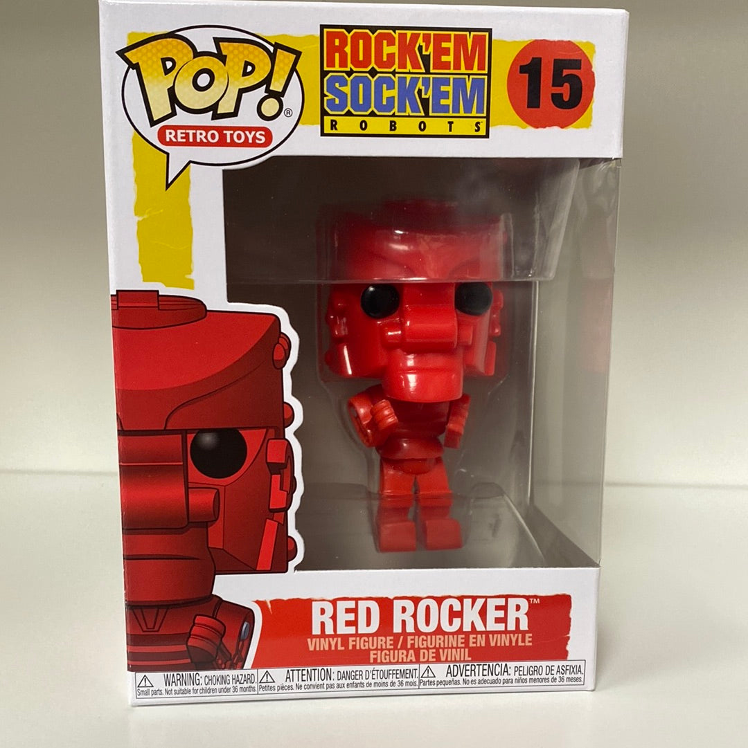 Funko POP! Retro Toys: Rock'Em Sock'Em Robots - Red Rocker #15