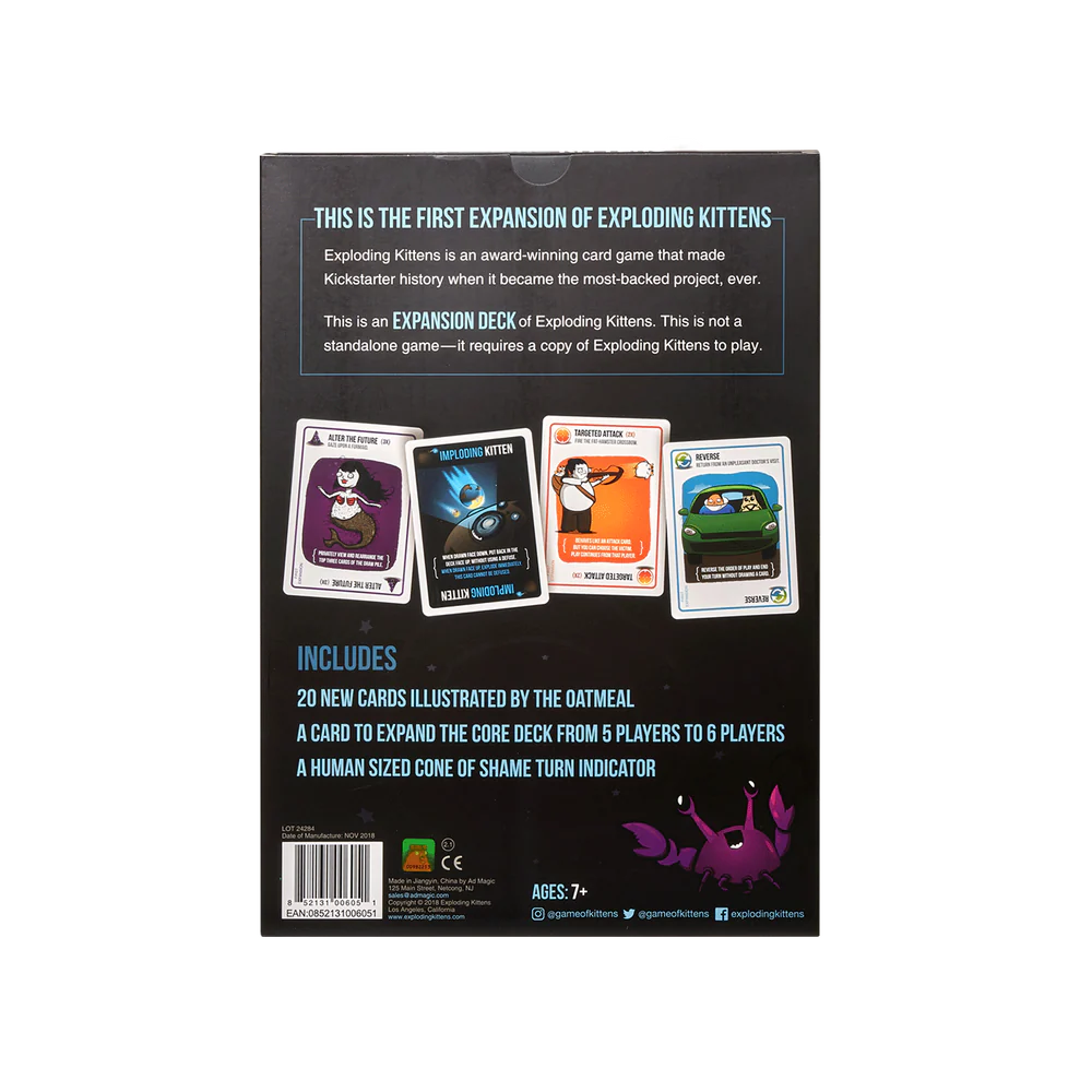 Imploding Kittens: Expansion - Card Game