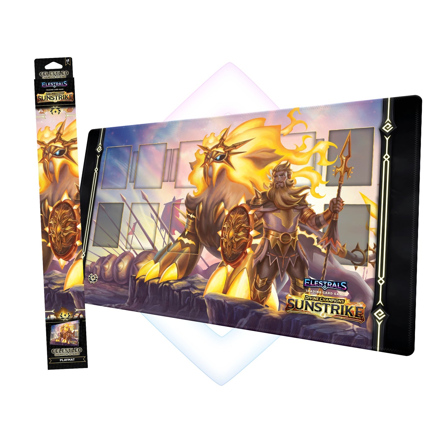 Divine Champions: Sunstrike - Celestleo Champion of Ares - Playmat