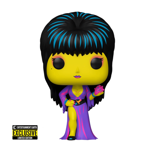 Funko POP! Icons: Elvira (Black Light) #68 (Entertainment Earth Exclusive)