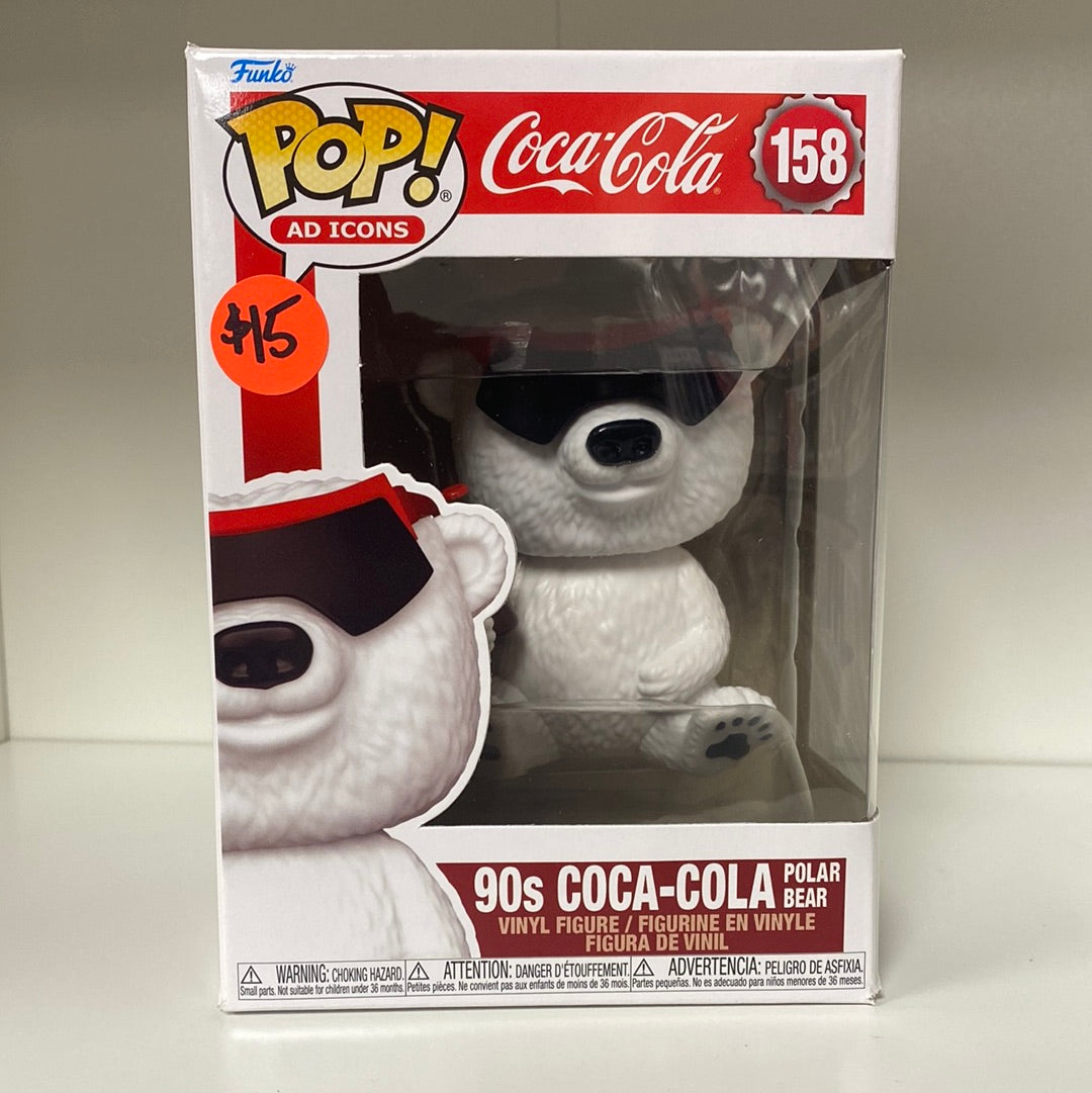 Funko POP! Ad Icons: Coca Cola - 90s Coca-Cola Polar Bear #158