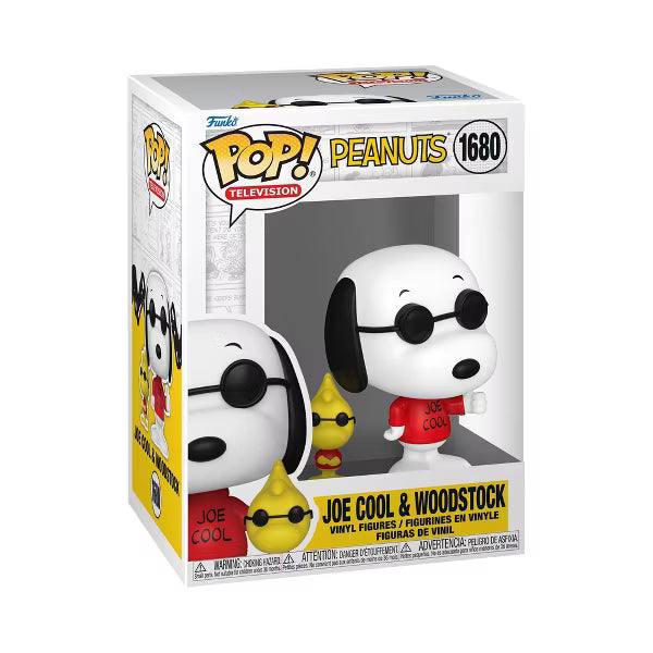 Funko POP! Television: Peanuts - Joe Cool With Woodstock #1680