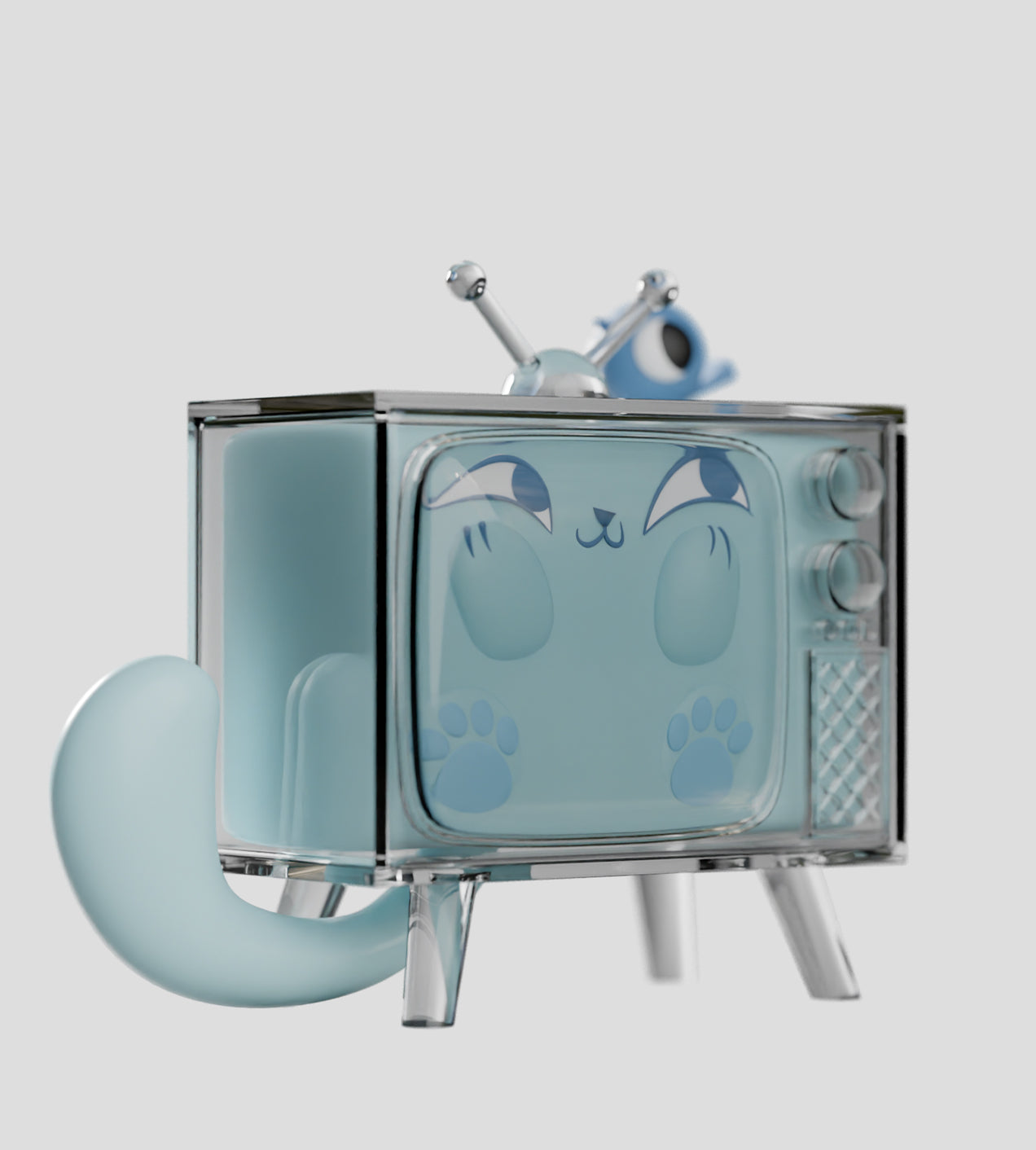 Ghost Cat Blind Box by Kaleidos Creative