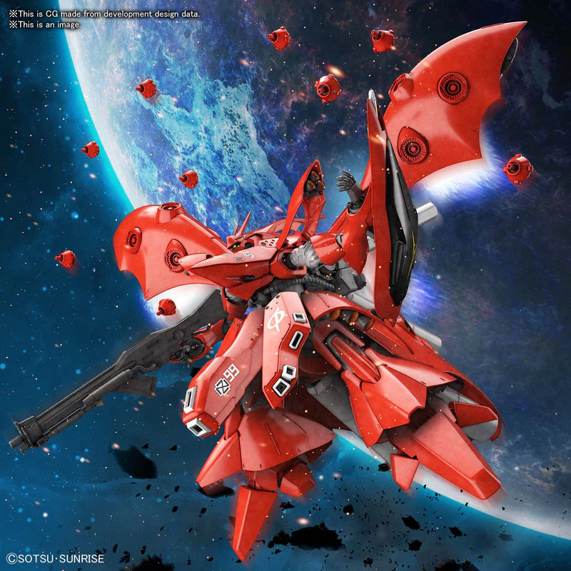 Char's Counterattack Beltorchika Children: Nightingale MSN-04II #240 - HGUC 1/144 Scale Model Kit - Videguy Collectibles