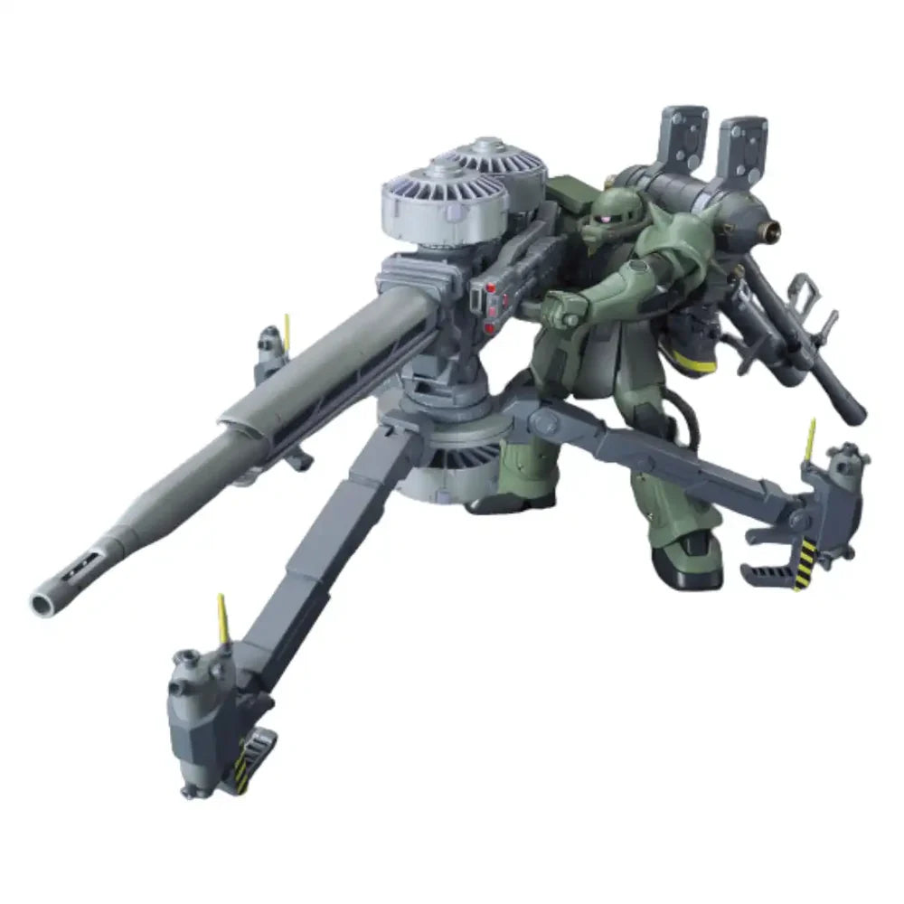 Gundam Thinderbolt: Zaku & Big Gun (Thunderbolt Anime Color) - 1/144 HG Model Kit - Videguy Collectibles