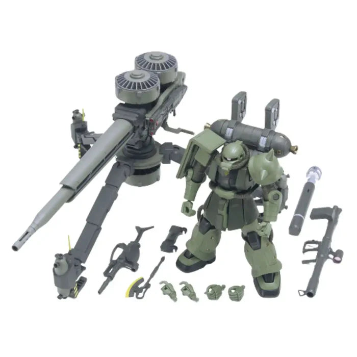 Gundam Thinderbolt: Zaku & Big Gun (Thunderbolt Anime Color) - 1/144 HG Model Kit - Videguy Collectibles
